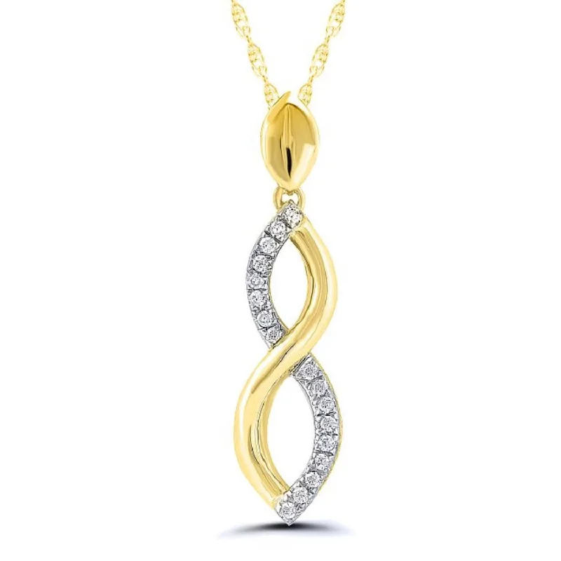 1/20 CTW Diamond 18-inch Pendant in 10KT Yellow Gold