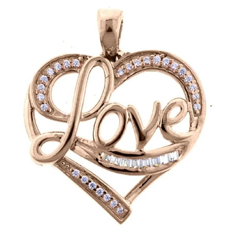 1/7 CTW Diamond Heart 18-inch Pendant in 10KT Yellow Gold