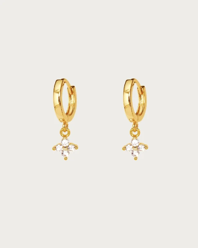 Clover Mini Hoop Earrings