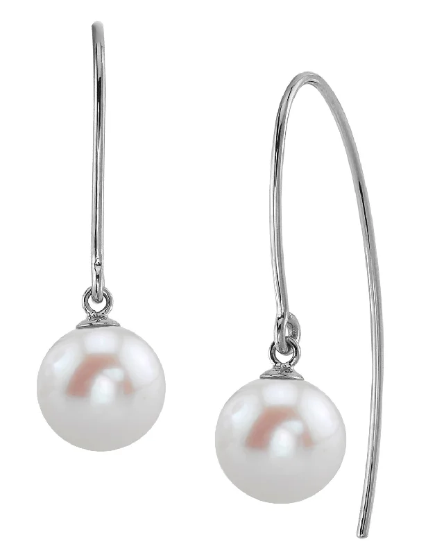 Freshwater Pearl Capital Dangle Earrings