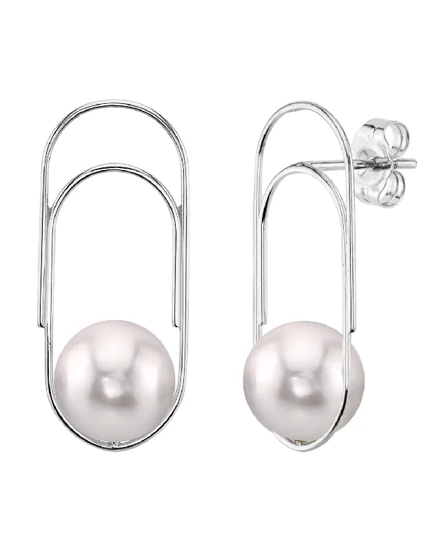 Japanese Akoya Pearl Sabrina Drop Earrings