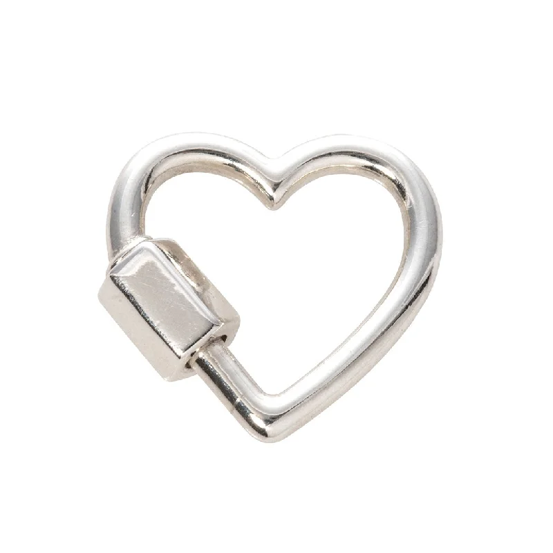 Marla Aaron Silver Heart Lock