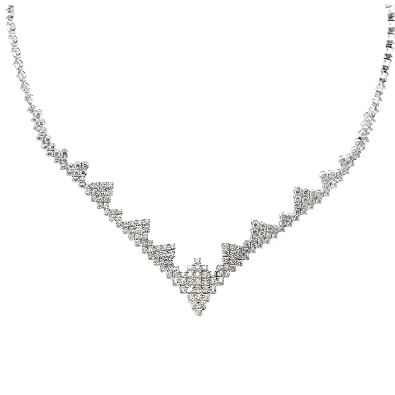 White Gold Diamond Necklace