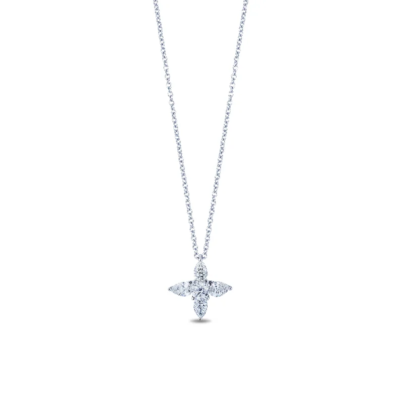 Sabel Collection White Gold Star Diamond Pendant