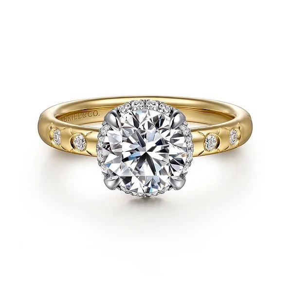 GABRIEL & CO "Contemporary" Engagement Ring