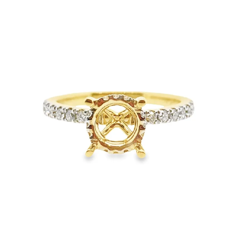 Yellow Gold Diamond Engagement Ring