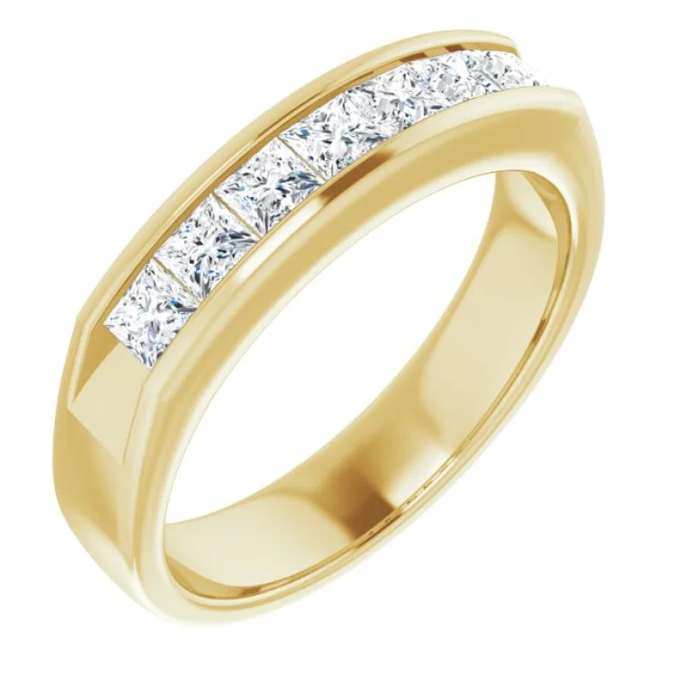 14K Yellow 1 1/8 CTW Natural Diamond Ring