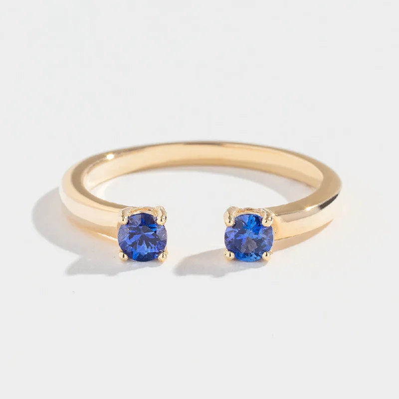 PASSAGE RING | 14K GOLD | SAPPHIRE