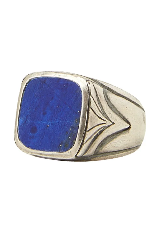 Square Lapis Ring