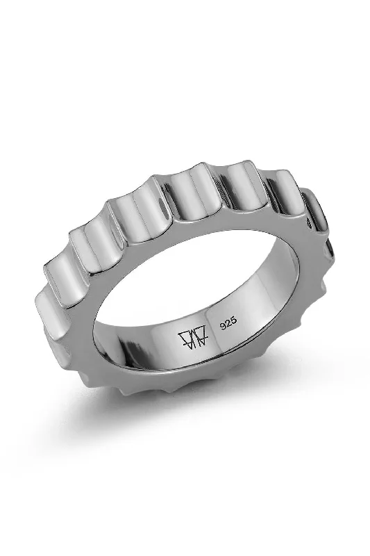 CII Jumbo Fluted Band Ring