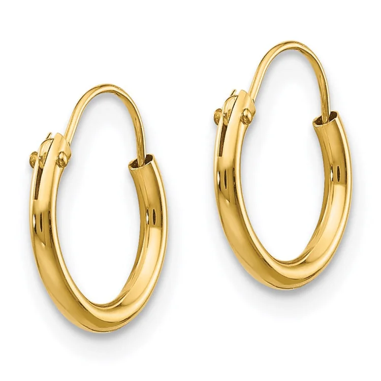 14k Madi K Hoop Earrings