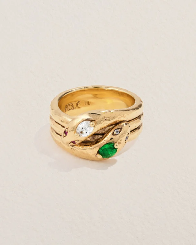 Double Serpente Ring