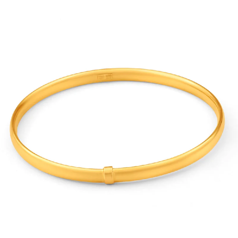 9ct Yellow Gold Silver Filled Bangle