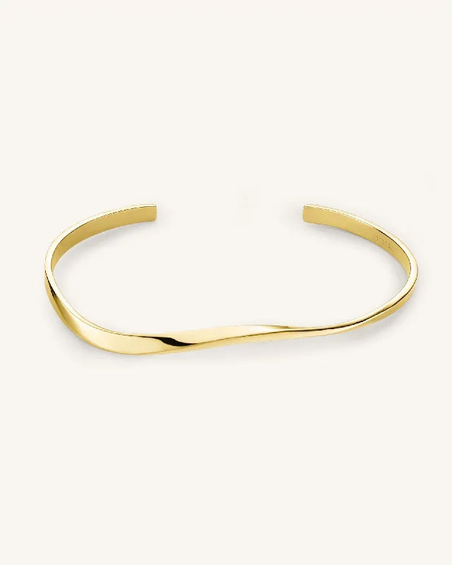 Twisted Bangle Gold